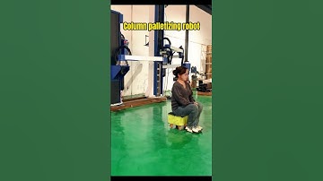 Column Palletizing robot .#spraying #manufacturing #machine #welding #robot #industrial #stacking