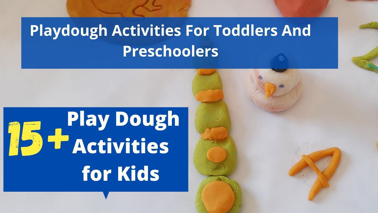 Play Dough Activities For Kids I 15 Activities I Play Doh I Little