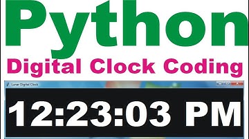 Python Digital Clock Coding | Lunar Computer College