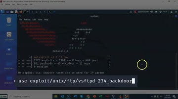 Exploiting VSFTPD v2 3 4 Using Metasploit