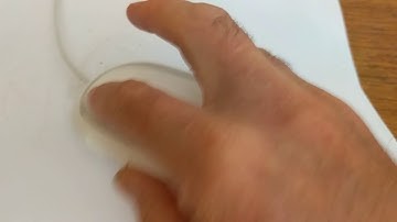 Cleaning a stuck scroll wheel on an Apple Mighty Mouse