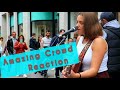 AMAZING CROWD REACTION | Estelle - American Boy | Allie Sherlock Cover