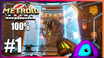 Metroid Prime Remastered Space Pirate Frigate & Parasite Queen Boss 100% Walkthrough Part 1