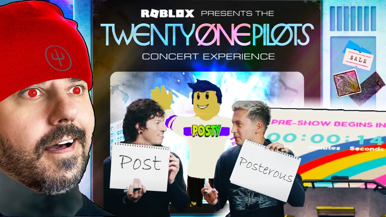 Posty Presents Roblox Twenty One Pilots Concert Experience Pre Show 