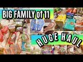 💰 MASSiVE BiG FAMiLY GROCERY SHOPPiNG HAUL for OCTOBER 2021 | Groceries for Large Family of 11 🛒