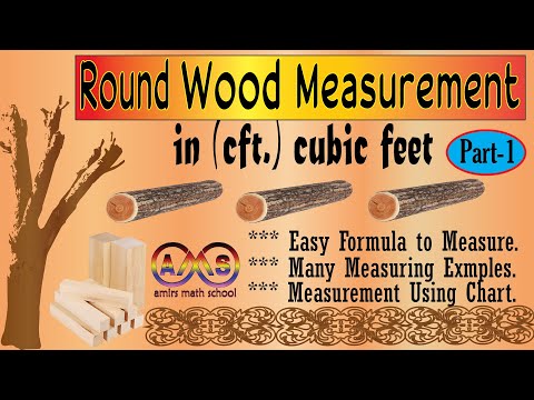 Round Wood Measurement Method || Circled Wood || How to Measure Round Wood || Wood Measurement ||cft