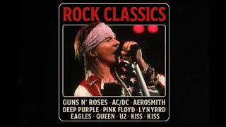 Best Classic Rock Legends Nonstop 70s 80s 90s | Guns N' Roses, Aerosmith, Led Zeppelin, Queen