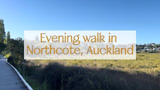 Exploring the Evening Charm of Northcote, Auckland: A Relaxing Walk Vlog 🇳🇿