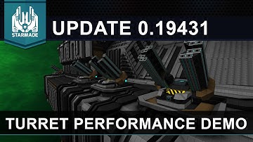 Turret Performance Demonstration - Starmade Update 0.19431