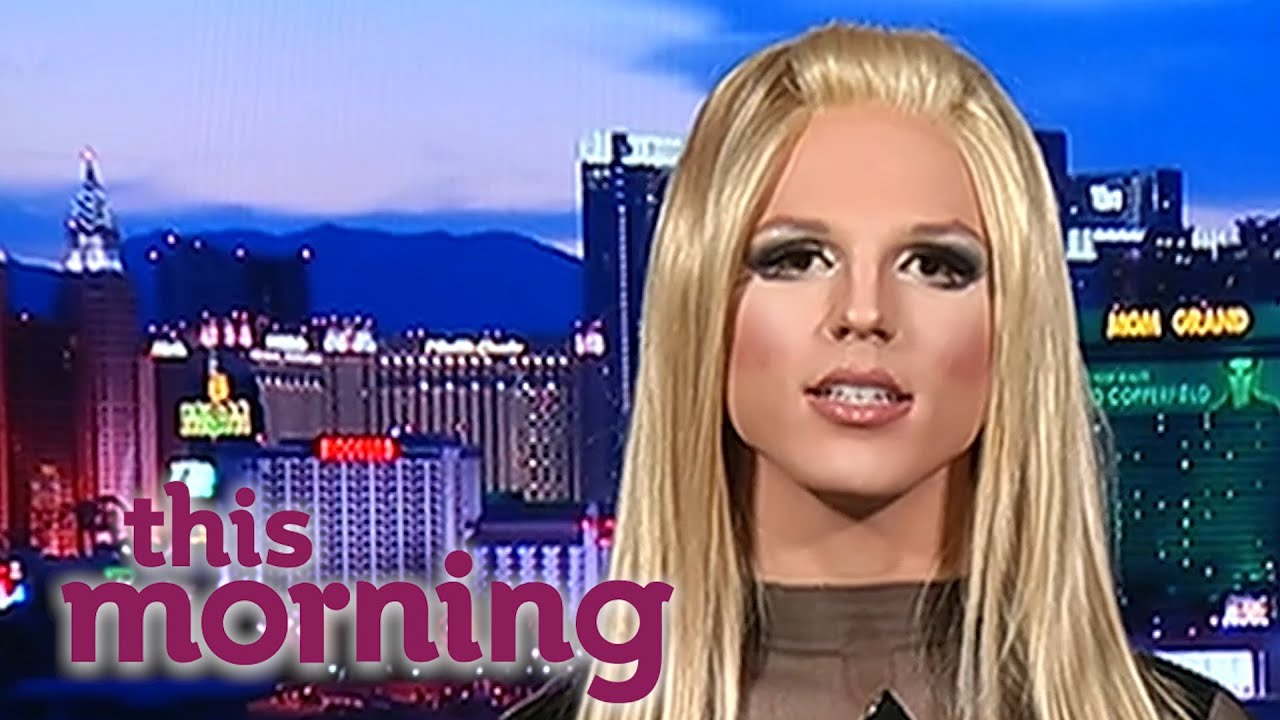 Male Britney Spears Lookalike This Morning Youtube