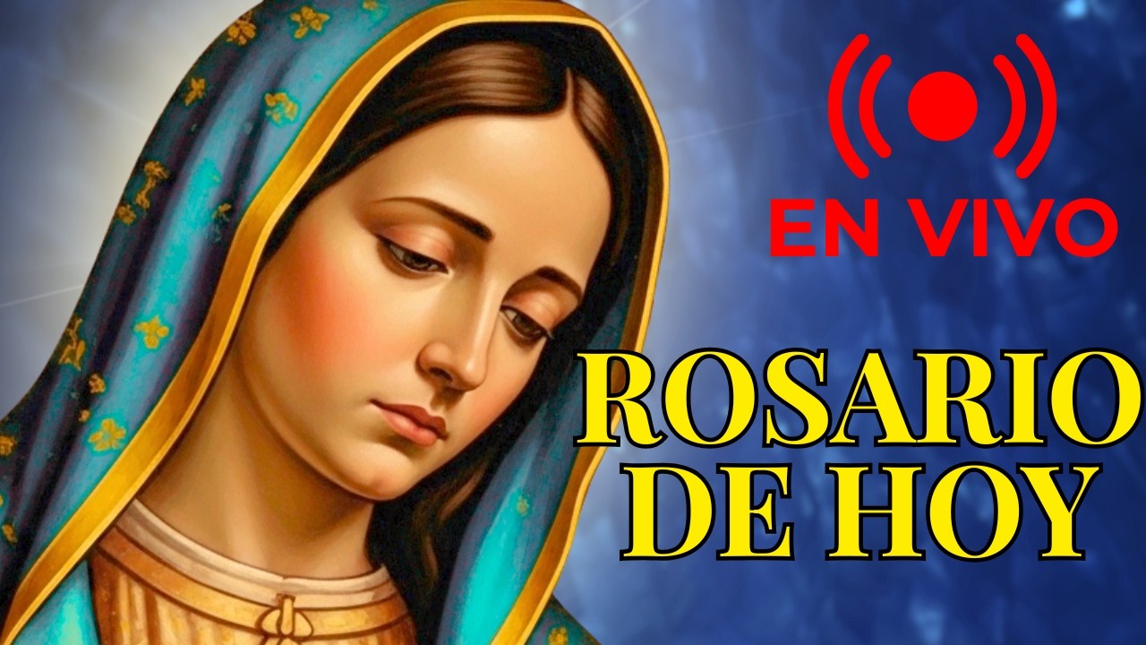 ¿Necesitas Paz? Rezamos el Santo Rosario de HOY (Misterios Gloriosos) EN VIVO 🌹