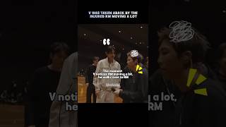 V was taken aback by the injured RM moving a lot #bts #v #rm #taehyung #namjoon