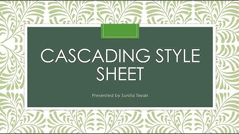 How to use CSS in KompoZer?