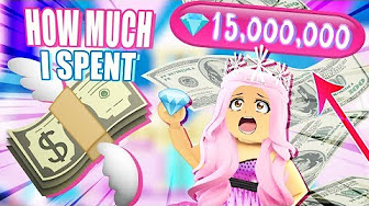 Buying With Diamonds In Roblox Royals High Youtube - spending 8k robux on the new galaxy wings and skirt roblox royale high school update
