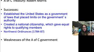 From the Articles of Confederation to the U S  Constitution Lecture