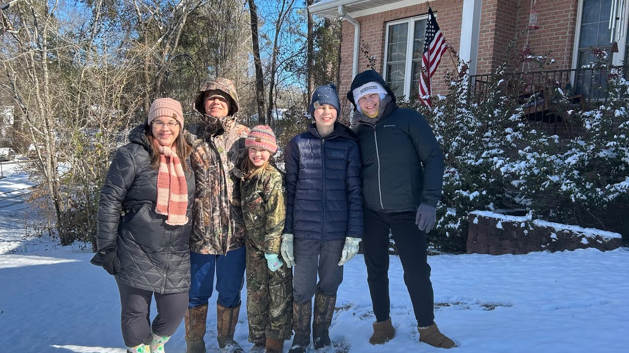Snow in Middle Georgia