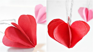 Heart 3d for decoration/diy crafts - paper hearts design valentine's
day tutorial. how to make flowers, valentine easy crafts. ...