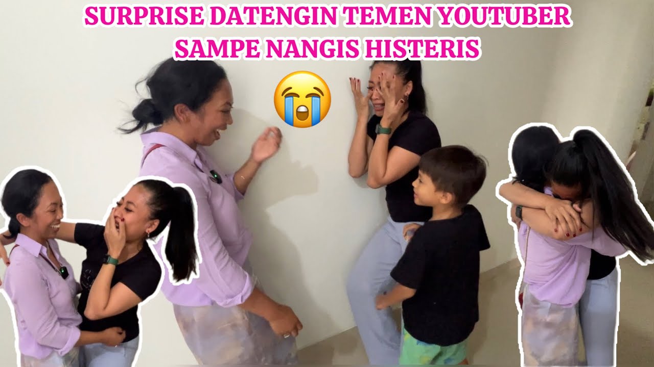 REAKSI TEMEN YOUTUBER  DIDATENGIN LANGSUNG KE RUMAH NYA 🥹🤗 ​⁠@Dona Poltavtseva