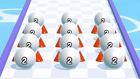 ⚽🏹Ball Run 2048 - All Levels Gameplay Android, iOS (Part 144)