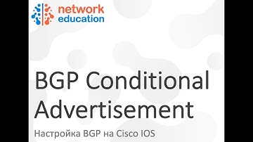018. BGP Conditional Advertisement