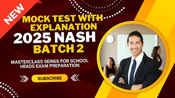NASH 2025 Batch 2 Review | Masterclass Series for School Heads Exam Preparation