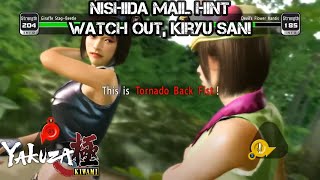 YAKUZA KIWAMI | Nishida Mail Hint - Watch out, Kiryu san! YAKUZA KIWAMI | Nishida Mail Hint - Watch out, Kiryu san!