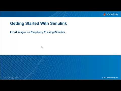 Using Simulink to Program Raspberry Pi for Image Inversion   Video   MATLAB & Simulink