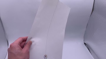 black thread line inside the security paper