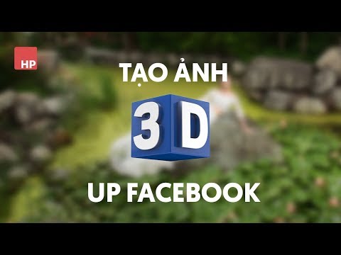 Tạo ảnh 3D để up facebook | #HPphotoshop