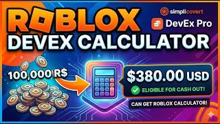 Roblox DevEx Calculator With Tax | Convert Robux to USD (2026)