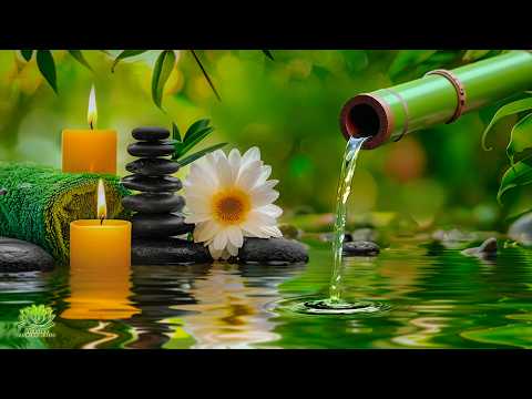 Healing Spa Piano with Flowing Water 🌿 Relaxing Music for Meditation, Stress Relief and Calm Mind