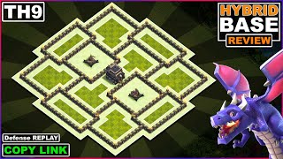 New BEST!! TH9 Base with Replay 2022 | COC TH9 Hybrid/Farming/Trophy base Copy link | Clash of Clans