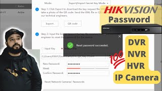 مسح كلمة السر في أجهزة هيك فيجن و تعيين باسورد جديد Hikvision Password screenshot 5