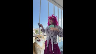 Thumbnail for 📱🪢 Mom's Wild Lesson: Phone Tied to Thread! See What Happens Next! 😱 #reaction #cats #funny #prank