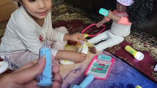 Ojaswi is a Doctor / medical box / toy review / kids fun video /