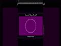 cosmic warp portal | html css tutorial | css website design #shorts #short #trending #coding #codes