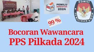 💯 Soal wawancara PPS 2024