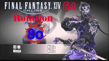 FFXIV NINJA 5.1 ROTATION | WITH TWO RAITONS