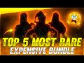 TOP 5 MOST RARE EXPENSIVE BUNDLE 😱🔥