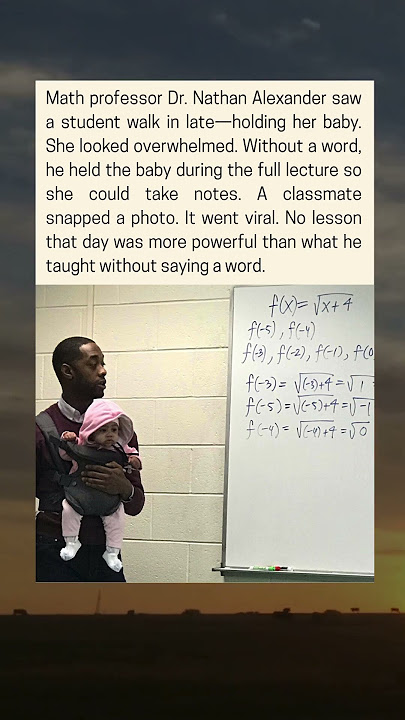 Professor Took the Baby So the Students Could Focus #shorts
