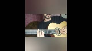 Video thumbnail of "تعليم عزف اغنية قلب ف الدفاتر/مسلم (جيتار) #trending #guitar #viral #music #تعليم #جيتار #تعليم_عزف"