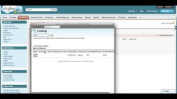 Add a Household for an Existing Contact