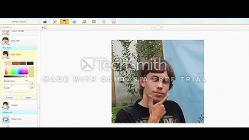 Colouring your hair in iPiccy