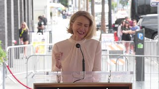 Naomi Watts Gives A Speech At The Unveiling Of Her Star On The Hollywood Walk Of Fame