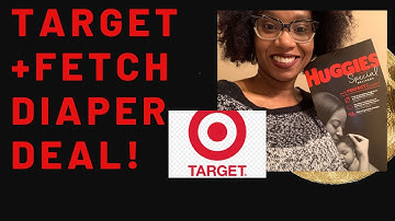 TARGET DIAPER DEAL + FETCH BONUS POINTS | $1.60 for Box of DIAPERS 😳😳