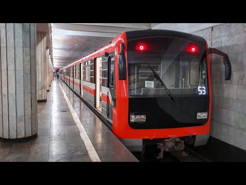 81-717/714 და 81-717.5/714.5 ტიპის მოდერნიზებული მეტროს ვაგონები თბილისში.