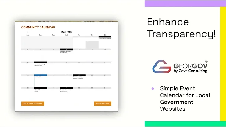 GforGov®: Event HUB
