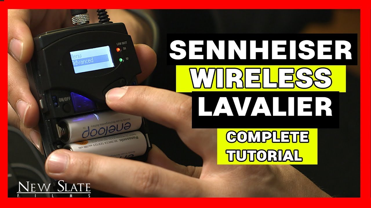 How to Setup Sennheiser G4 Wireless Lavalier - Complete Tutorial ...