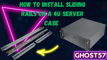 How to Install Sliding Rails on a 4U Server Case | Tupavco TP1811 + Rosewill RSV-R4200U