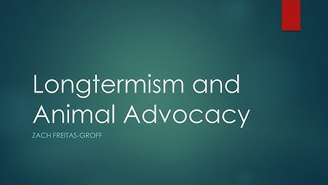 Longtermism in Animal Advocacy